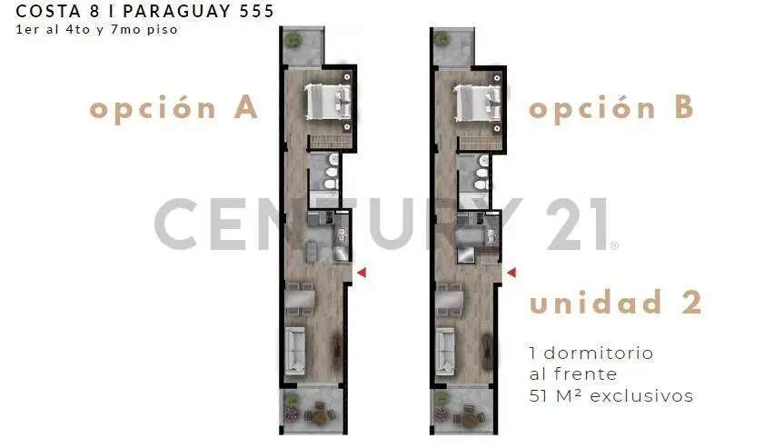 Departamento de 1 dormitorio en Centro, foto 2